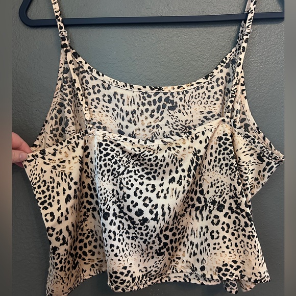 Forever 21 Plus Leopard Print Adjustable Strap Tank Top NWT - Picture 11 of 11